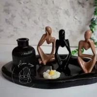 دکوری ظروف پذیرایی و سنگ مصنوعی