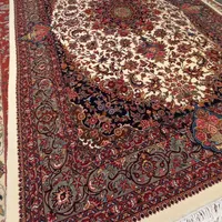 جفت پرده ای افشار نقشه خورشیدی گل ابریشم|فرش|همدان, |دیوار