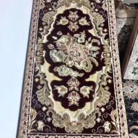 پشتی فرش گل برجسته