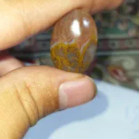 نگین انگشتر عقیق شجر مصور و پاییزی|جواهرات|بندر انزلی, امامزاده|دیوار