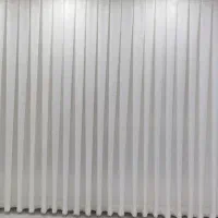 پرده حریر ساده سفید و سوسنی