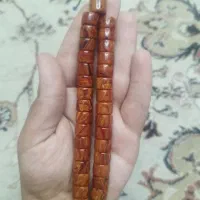 تسبیح کهربا فول رگه رنگ خاص