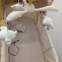 تخت،روروک،کریر .رنگ کرم|اسباب و اثاث بچه|کرج, حصارک پایین|دیوار