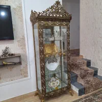 بوفه برنز ایستاده چراغ دار