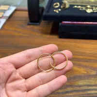 گوشواره حلقه طلا بدون اجرت