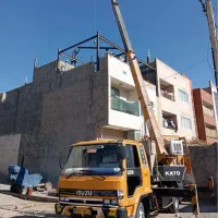 جرثقیل هفت تن ساختمانی دکل بلند