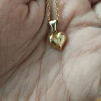 طلا پلاک قلبی