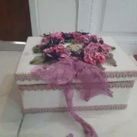 رومیزی های روبان دوزی شده