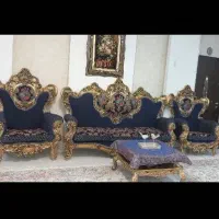 مبل سلطنتی طلا کوب|مبلمان خانگی و میز عسلی|کرمانشاه, |دیوار