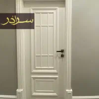 درب اتاقی روکش pvc وکیوم مدل لاین استیل کد m3373