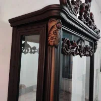 ویترین چوبی|بوفه، ویترین، کنسول|قم, نیروگاه|دیوار