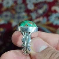 انگشتر فیروزه رکاب نقره|جواهرات|شاندیز, |دیوار