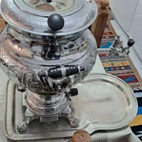 سماور دو کاره گازی تمیز و سالم