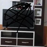 میز تلویزیون چراغ دار بفروش میرسد