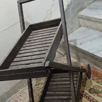 سبد چوبی و گاری