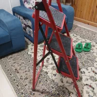 پله تاشو ۳تایی محکم وسنگین وقفل درب حیاط|ابزارآلات|کرمانشاه, |دیوار