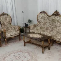 مبل سلطنتی نه نفره|مبلمان خانگی و میز عسلی|شاهرود, |دیوار