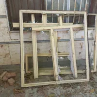 دو عدد پنجره درجه یک کامل|مصالح و تجهیزات ساختمان|نهاوند, |دیوار