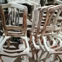 کلاف میز صندلی ناهار خوری خام جلو مبلی فرانسه کوین
