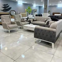 مبل راحتی تولیدی مبلمان مدل الماس کد 554 جلو مبلی