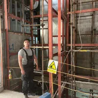 نصب اهنکشی،ریل،در ،کفی مصالح