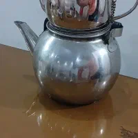کتری با قورری استیل بسیار تمیز