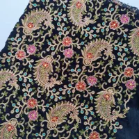 پارچه مخمل سوزندوزی|لباس|قم, خاکفرج|دیوار