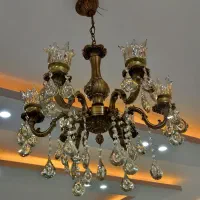 لوستر برنز۲عدد|لوستر و چراغ آویز|کرمانشاه, |دیوار