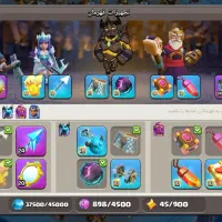 اکانت کلش آف کلنز تان 18|کنسول، بازی ویدئویی و آنلاین|رشت, دیلمان|دیوار