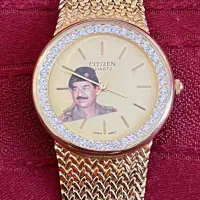 ساعت ستیزن صدام طلای ۱۴ عیار ( اورجینال)