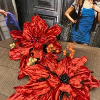 گل یلدایی|گل مصنوعی|تبریز, |دیوار