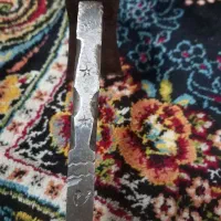 قندشکن قدیمی کاردست تمام فولادی نوشتن اسم استاد|کلکسیون اشیاء عتیقه|مشهد, چهنو|دیوار