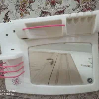 .سرویس حمام نو .آینه سرویس بهداشتی