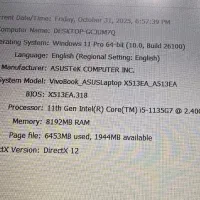 لپتاپ vivabook نسل ۱۱|رایانه همراه|تربتحیدریه, باغ ملی|دیوار