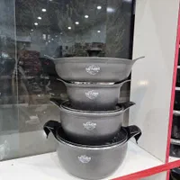 سرویس قابلمه وتابه ۱۰پارچه چدن گرانیت مهیا مهر|ظروف پخت‌وپز|قم, ولیعصر|دیوار