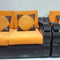 مبل ۷ نفره راحتی در حد نو|مبلمان خانگی و میز عسلی|بوکان, |دیوار