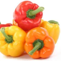 فلفل دلمه ای .قارچ گلخانه ای گوجه زیتونی یا گیلاسی