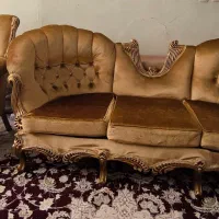 مبلمان ۸ نفره، ویترین پارتیشن، کتیبه پرده|مبلمان خانگی و میز عسلی|اصفهان, جنیران (لادان)|دیوار