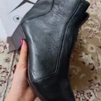 نیم بوت چرم طبیعی