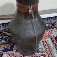روغن دان مسی بسیار کهنه حداقل ۱۰۰سال پیش|کلکسیون اشیاء عتیقه|اراک, |دیوار