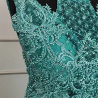 لباس مجلسی بسیار پرکار و مروارید دوزی شده|لباس|لنجان, |دیوار