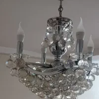 لوستر ۸ شعله)۲عدد لوستر و یک عدد دیوار کوب