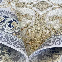 فرش1200شانه گل ابریشم وطلاکوب اصلی