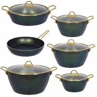 سرویس قابلمه 11 پارچه اویز پلاس مدل ویولا|ظروف پختوپز|فردیس, منظریه|دیوار