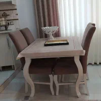 مبل ۷ نفره به همراه میز غذاخوری ۴ نفره|مبلمان خانگی و میز عسلی|محمودآباد, |دیوار