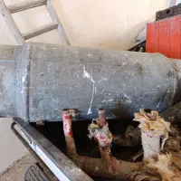 مخزن دوجداره گالوانیزه 200لیتری|مصالح و تجهیزات ساختمان|خمین, |دیوار