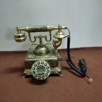 تلفن برنزی دکوری