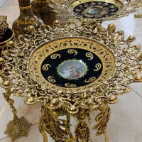 پخش انواع میزخاطره و کنار سالنی برنزی آلیاژ و برنج|صنایع دستی و سایر لوازم تزئینی|مشهد, نکاح|دیوار