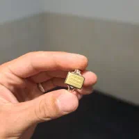 انگشتر نقره بانگین برنج