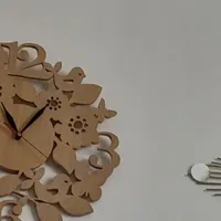 قبول سفارشات ساخت ساعت دیواری چوبی با چوب مرغوب